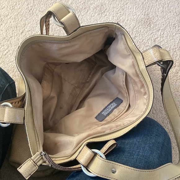 Kenneth Cole Tan Leather Hobo Bag - Picture 3 of 4
